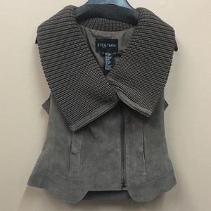 Etcetera Suede Vest Size:4